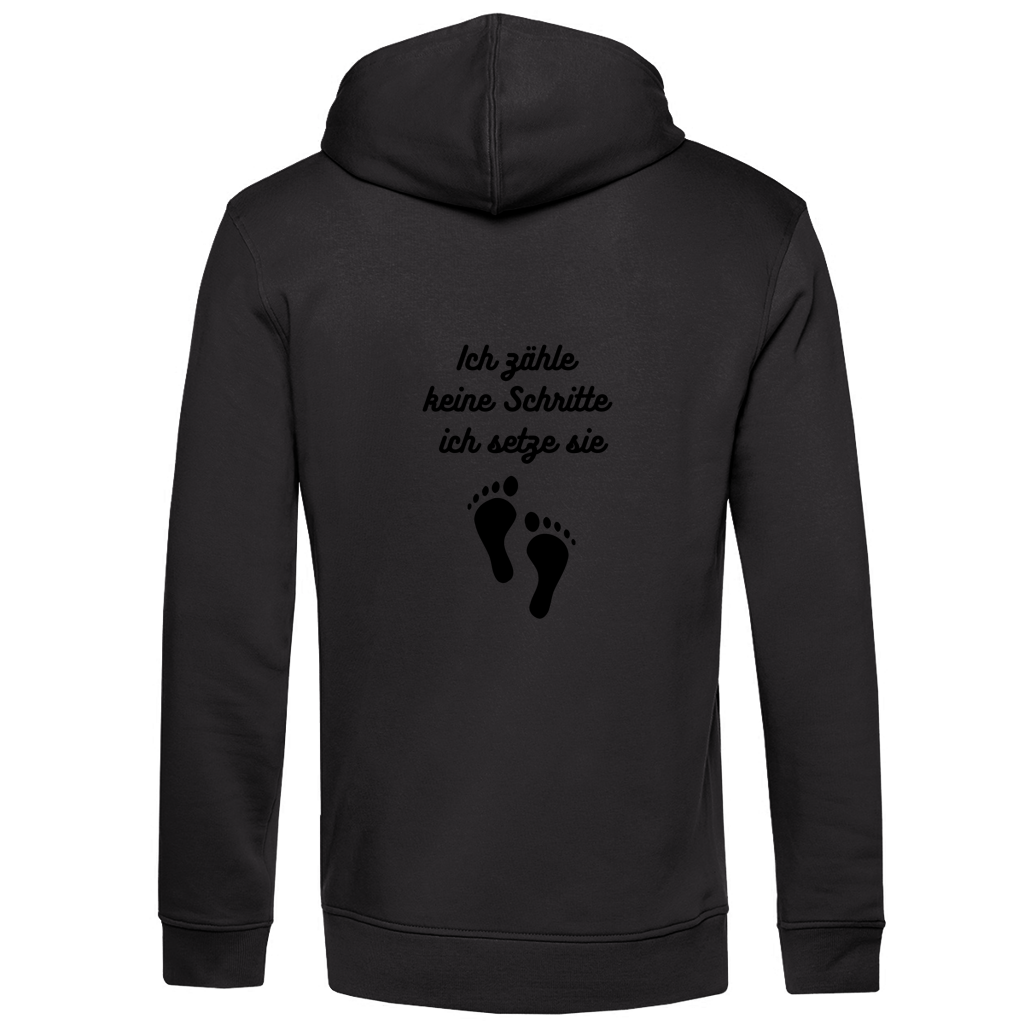 Herren Premium Bio Hoodie Schritte