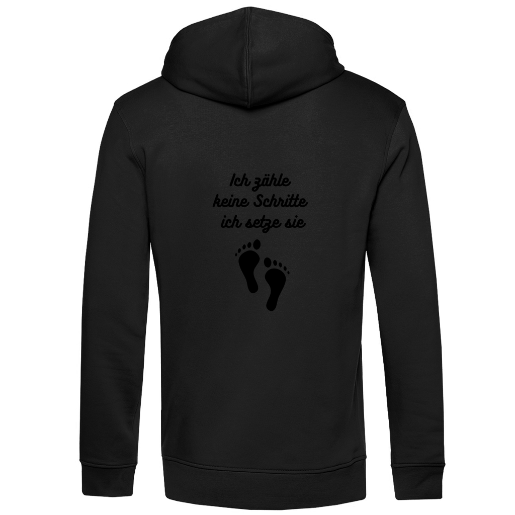 Herren Premium Bio Hoodie Schritte