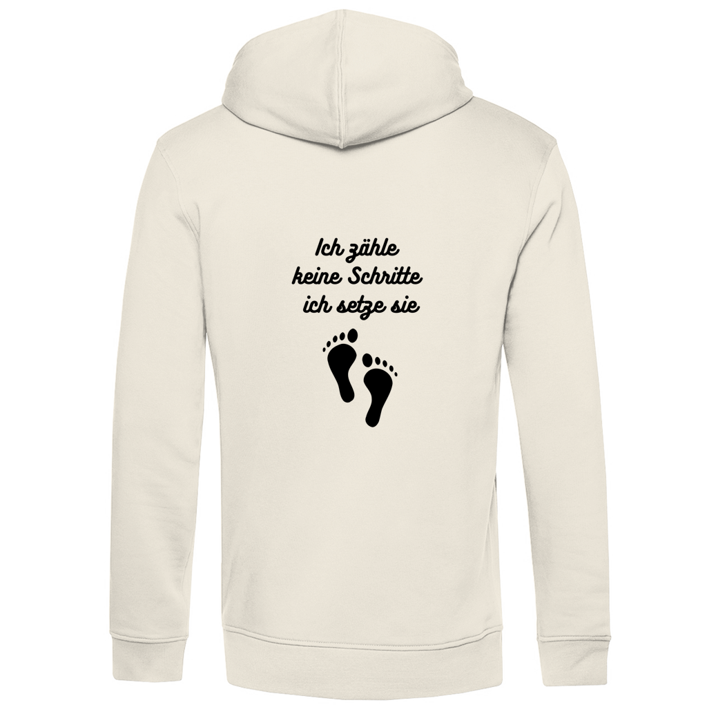 Herren Premium Bio Hoodie Schritte