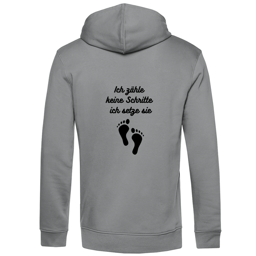 Herren Premium Bio Hoodie Schritte