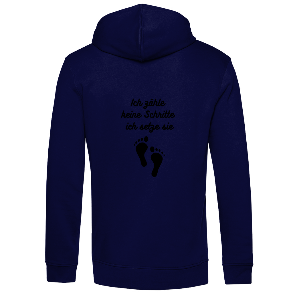 Herren Premium Bio Hoodie Schritte