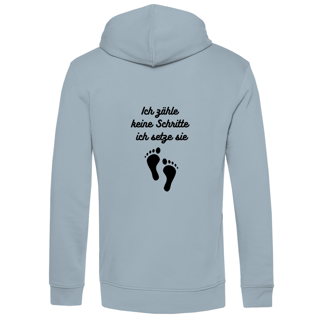 Herren Premium Bio Hoodie Schritte