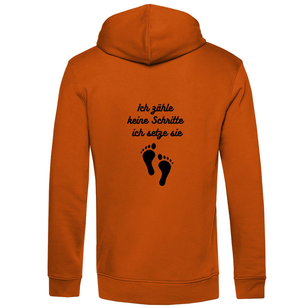 Herren Premium Bio Hoodie Schritte