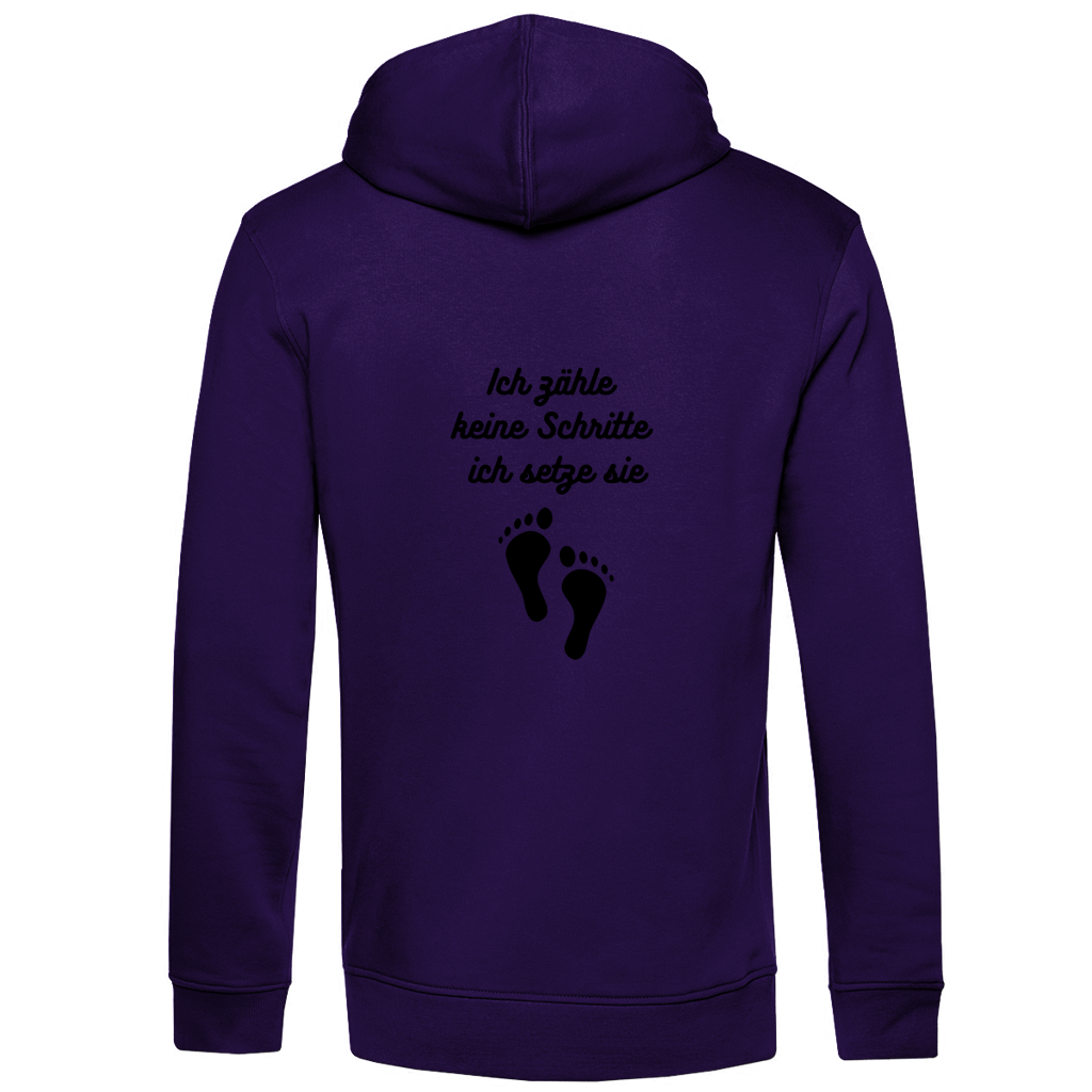 Herren Premium Bio Hoodie Schritte