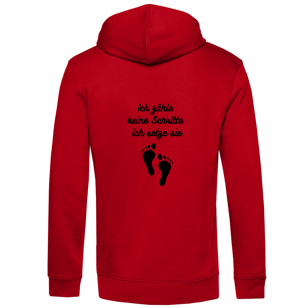 Herren Premium Bio Hoodie Schritte
