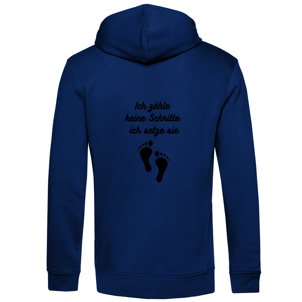 Herren Premium Bio Hoodie Schritte