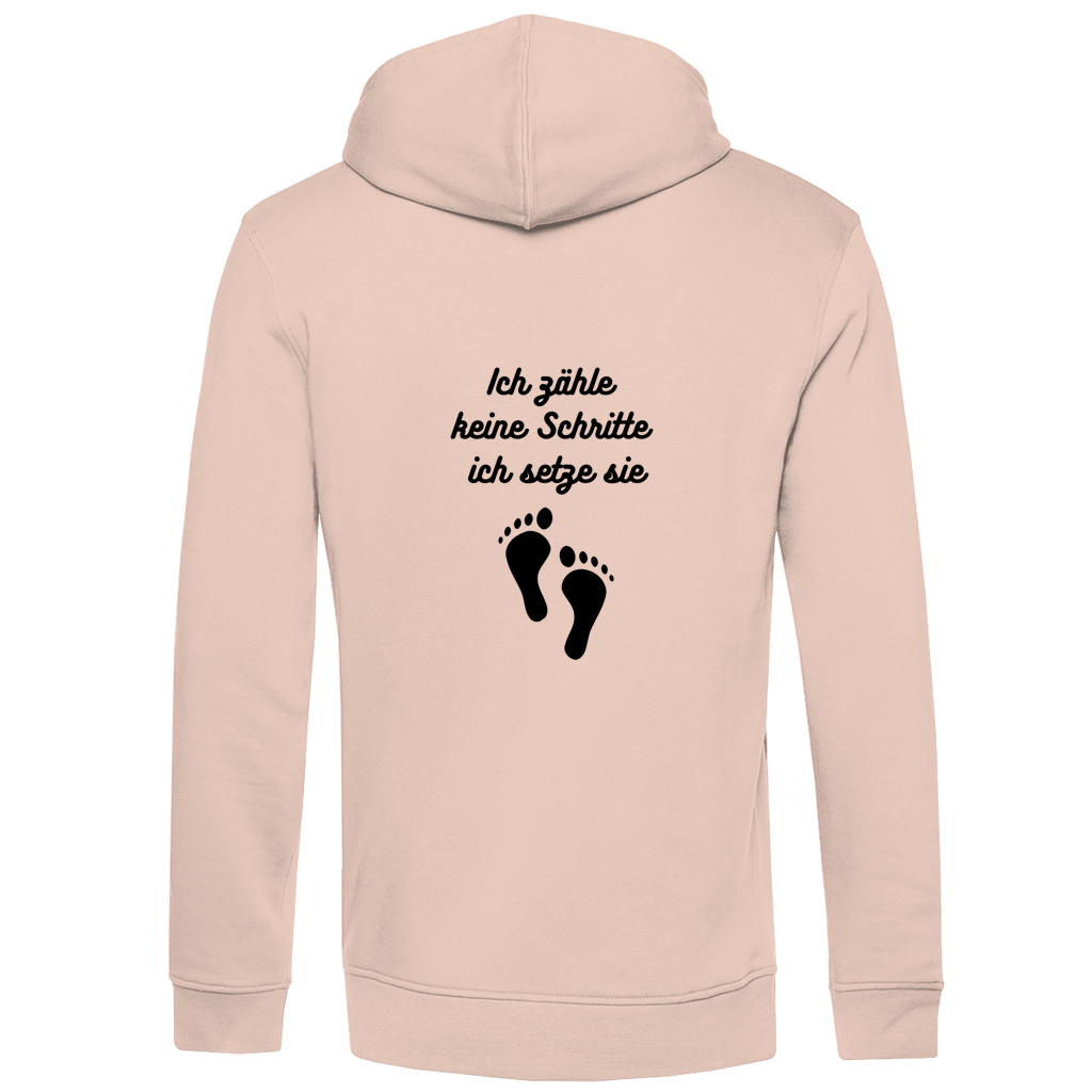 Herren Premium Bio Hoodie Schritte