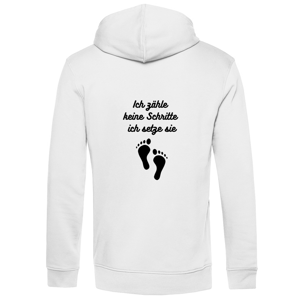 Herren Premium Bio Hoodie Schritte