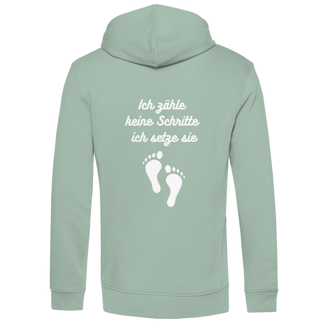 Herren Premium Bio Hoodie Schritte