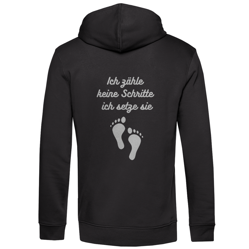 Herren Premium Bio Hoodie Schritte
