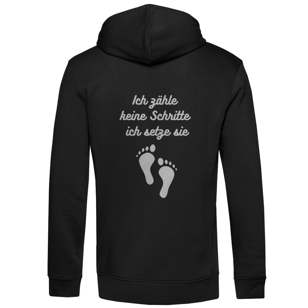 Herren Premium Bio Hoodie Schritte