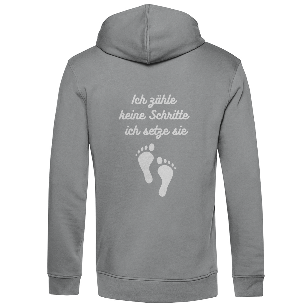 Herren Premium Bio Hoodie Schritte