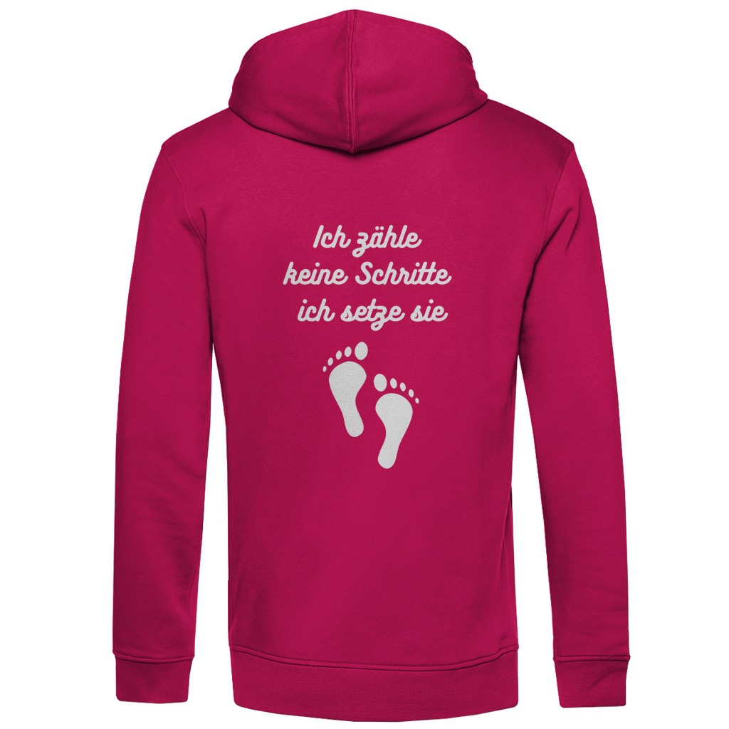Herren Premium Bio Hoodie Schritte