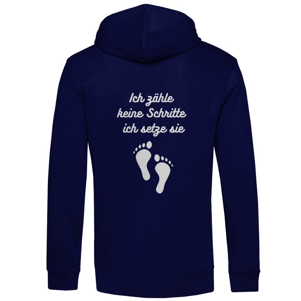 Herren Premium Bio Hoodie Schritte