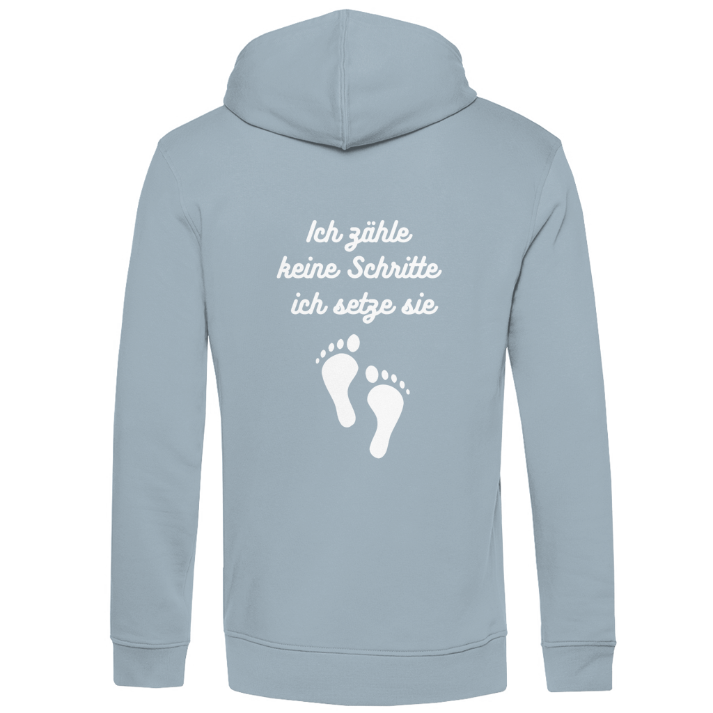 Herren Premium Bio Hoodie Schritte