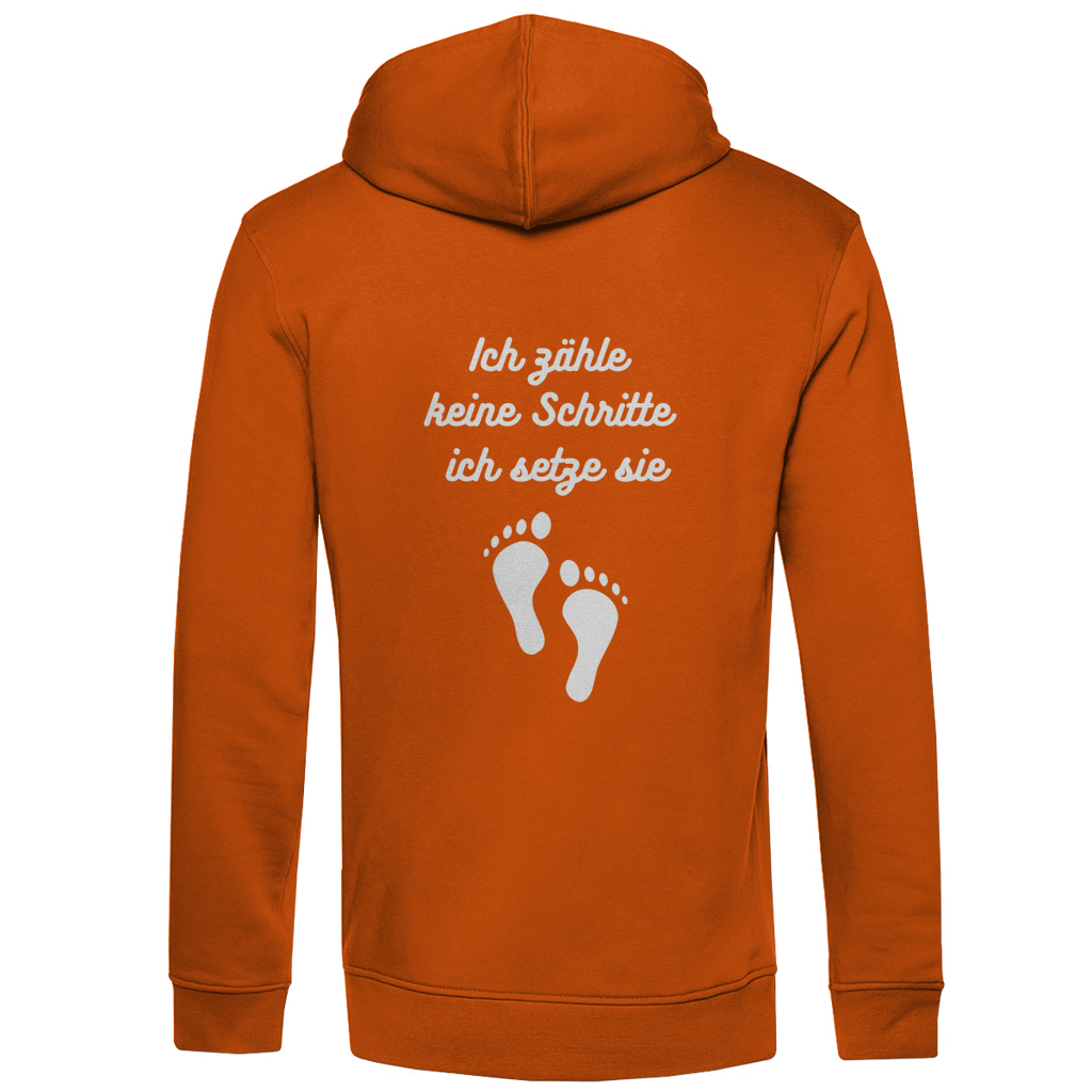 Herren Premium Bio Hoodie Schritte