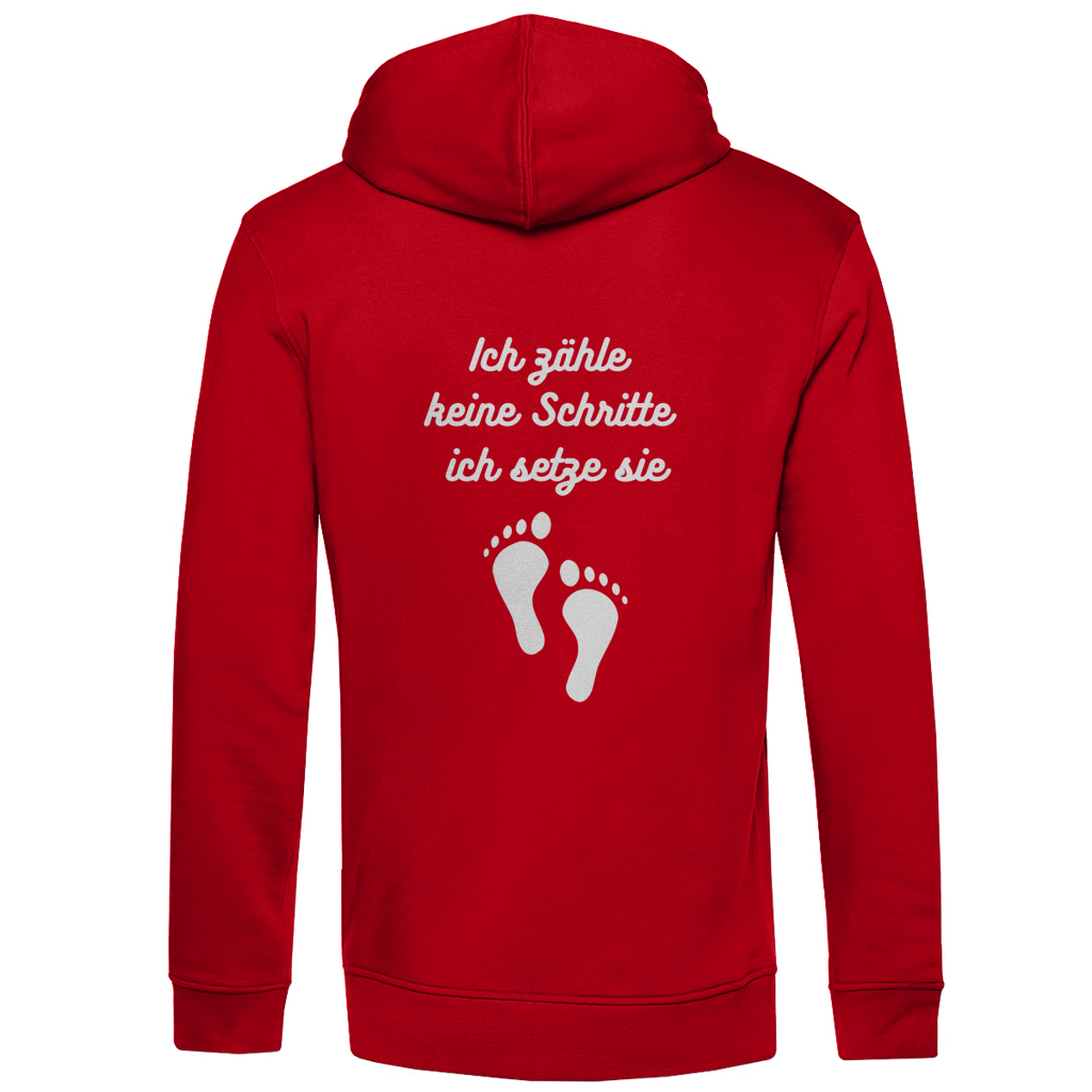 Herren Premium Bio Hoodie Schritte