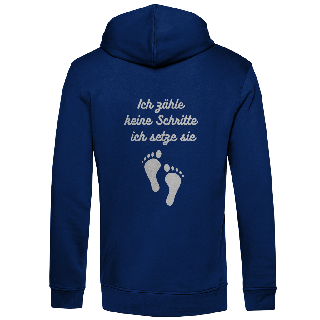 Herren Premium Bio Hoodie Schritte
