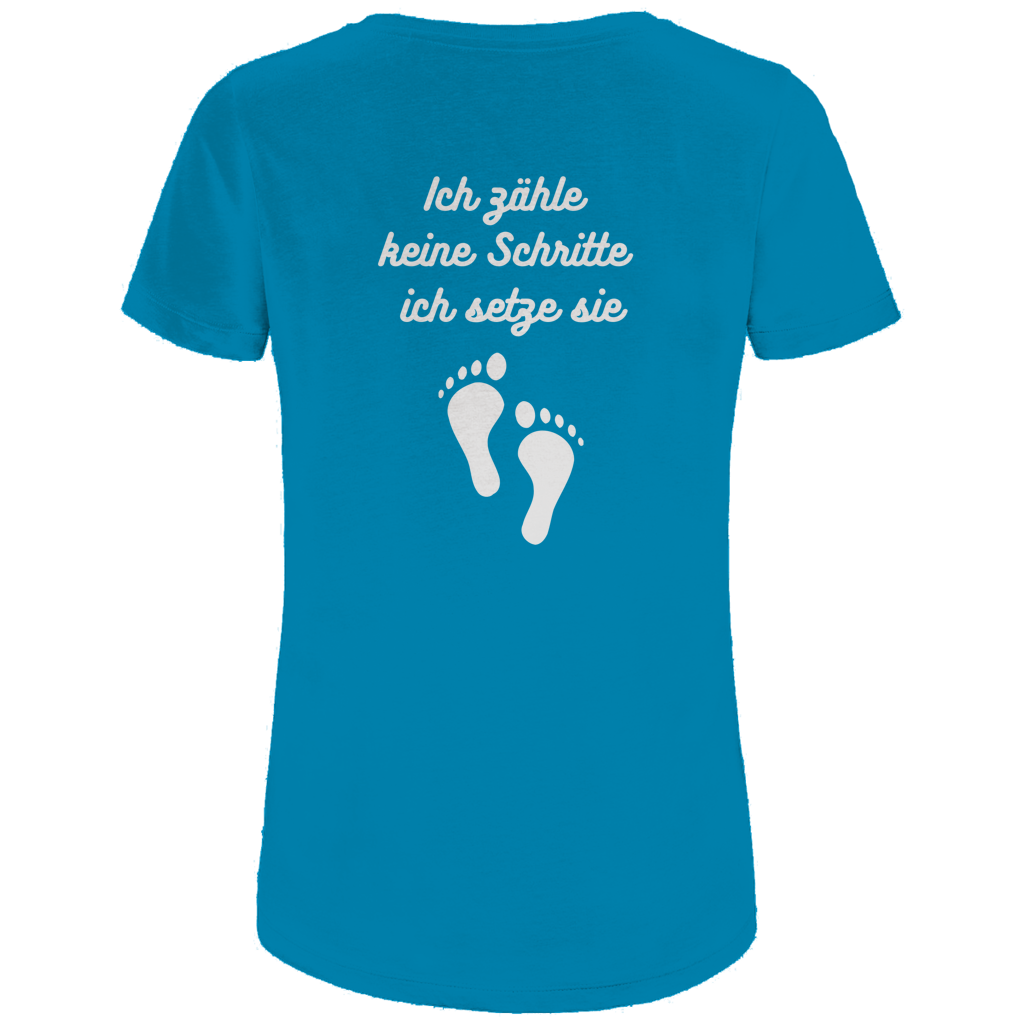 Damen Premium Bio T-Shirt Schritte