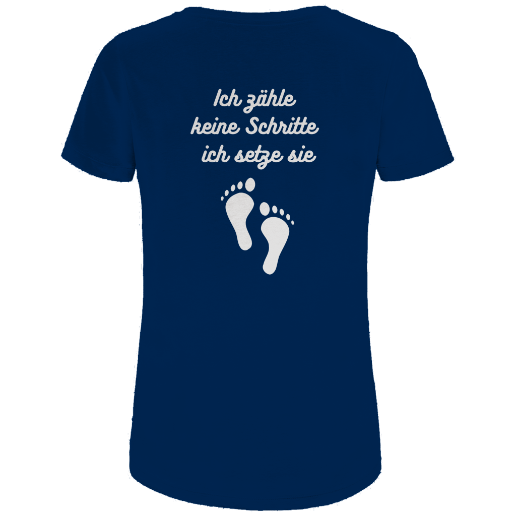 Damen Premium Bio T-Shirt Schritte