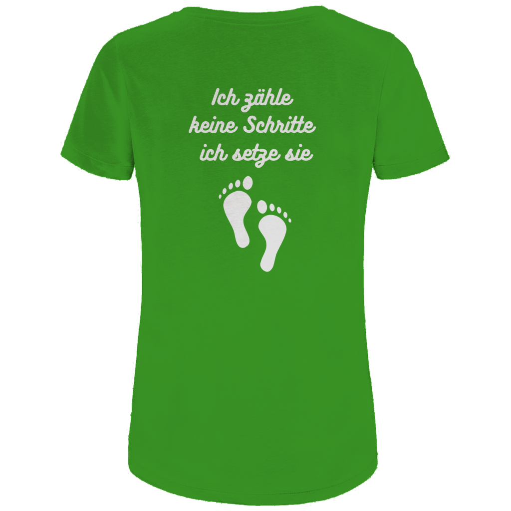 Damen Premium Bio T-Shirt Schritte