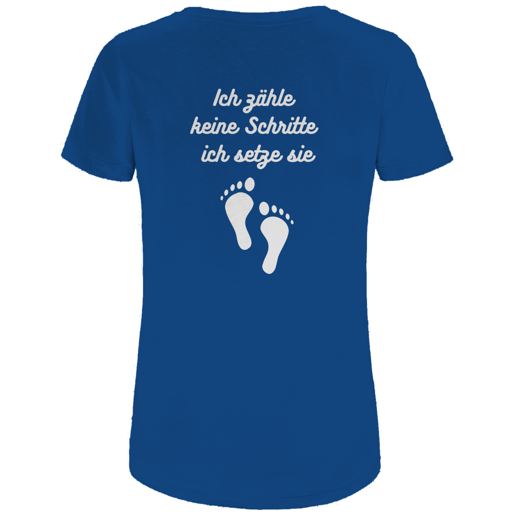 Damen Premium Bio T-Shirt Schritte