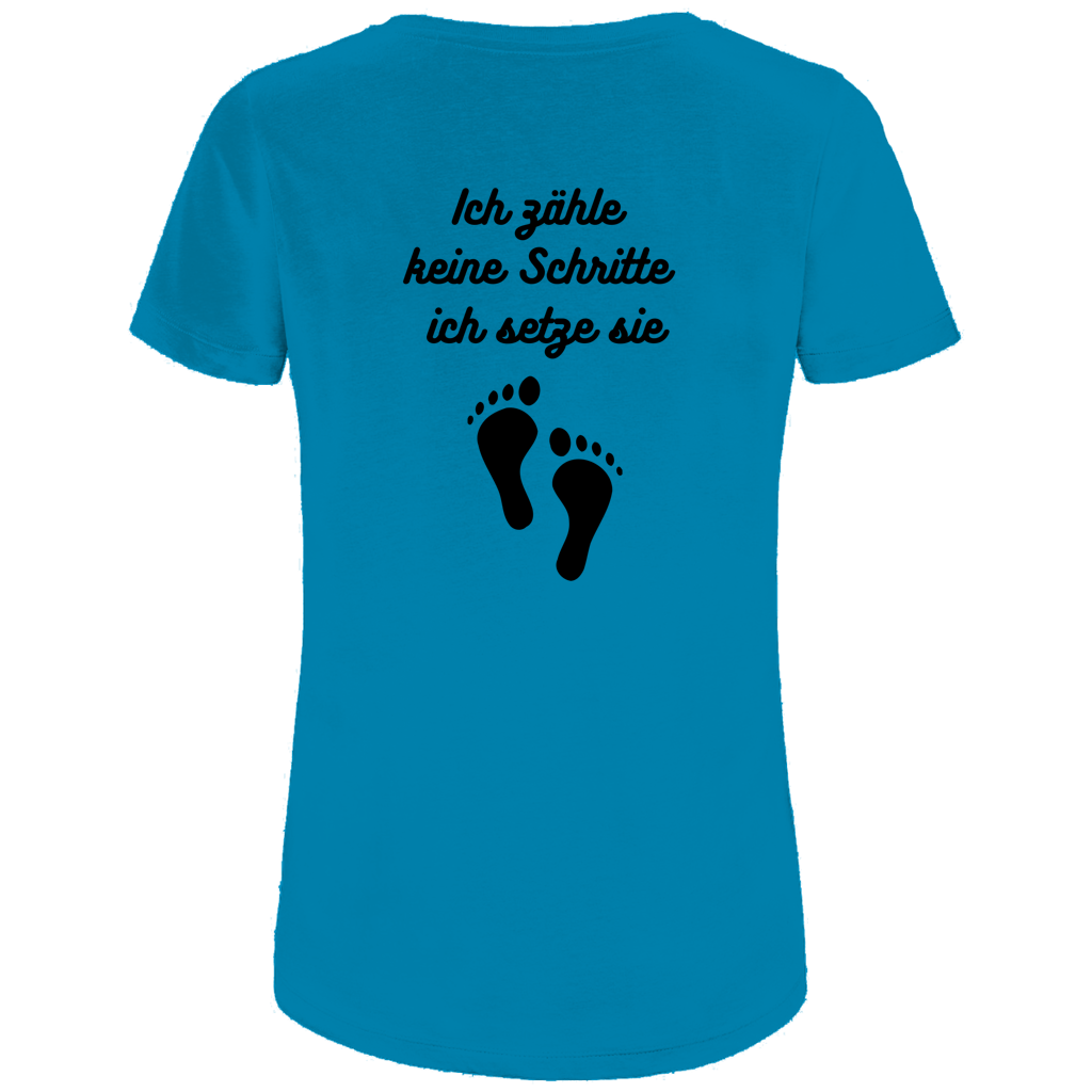 Damen Premium Bio T-Shirt Schritte