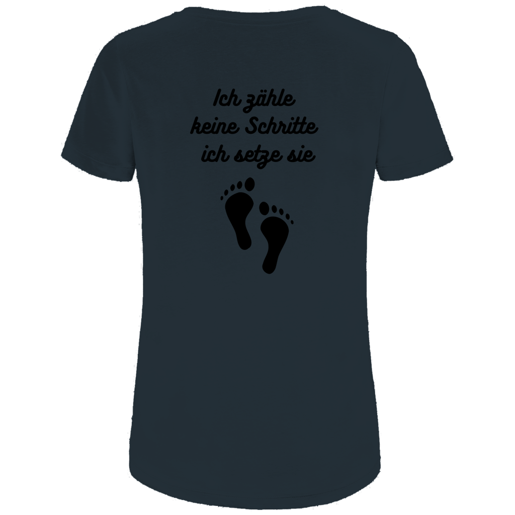 Damen Premium Bio T-Shirt Schritte