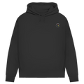Damen Premium Bio Hoodie ∣ Schritte ∣ Logo in weiß
