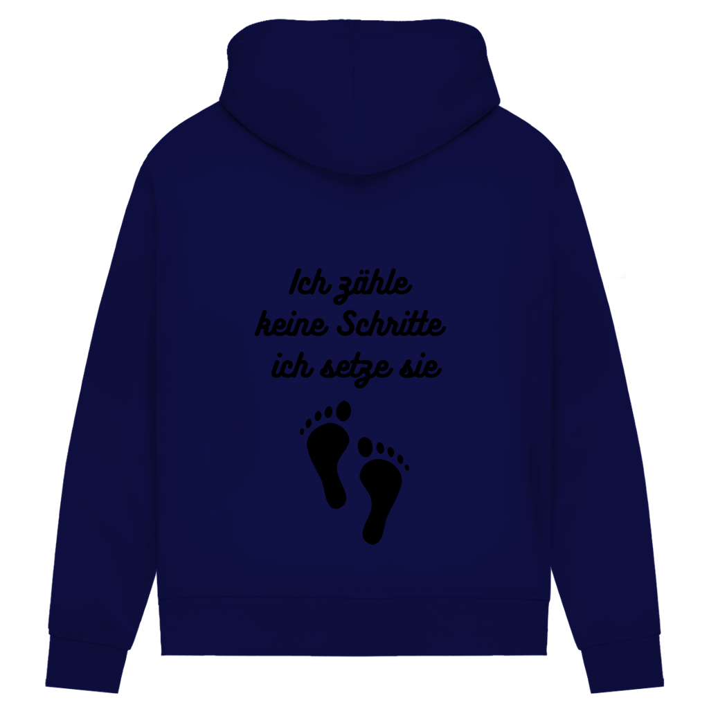 Damen Premium Bio Hoodie Schritte