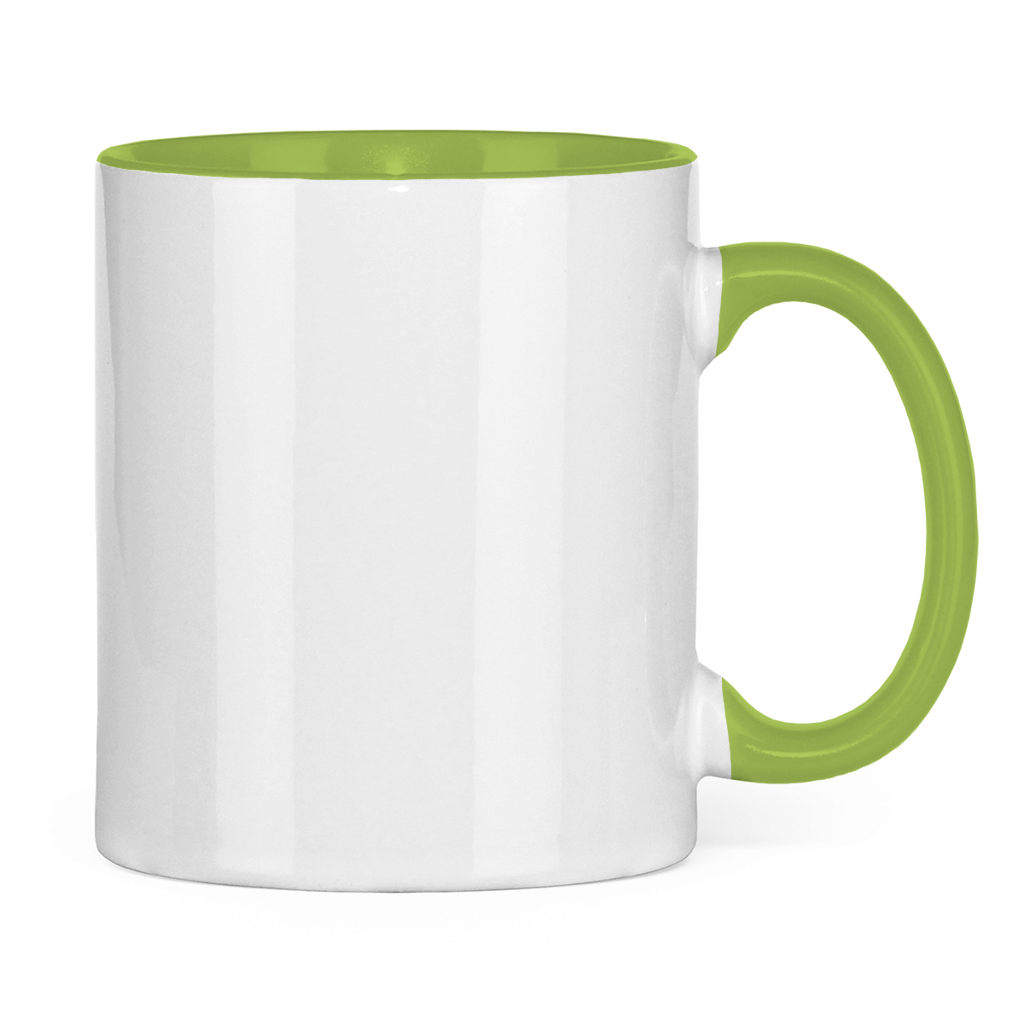 Tasse zweifarbig Logo ohne Text