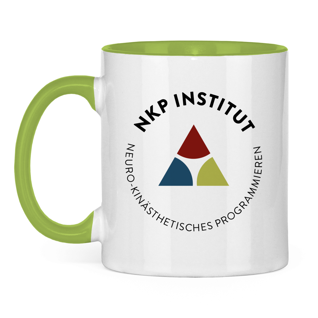 Tasse zweifarbig Logo ohne Text
