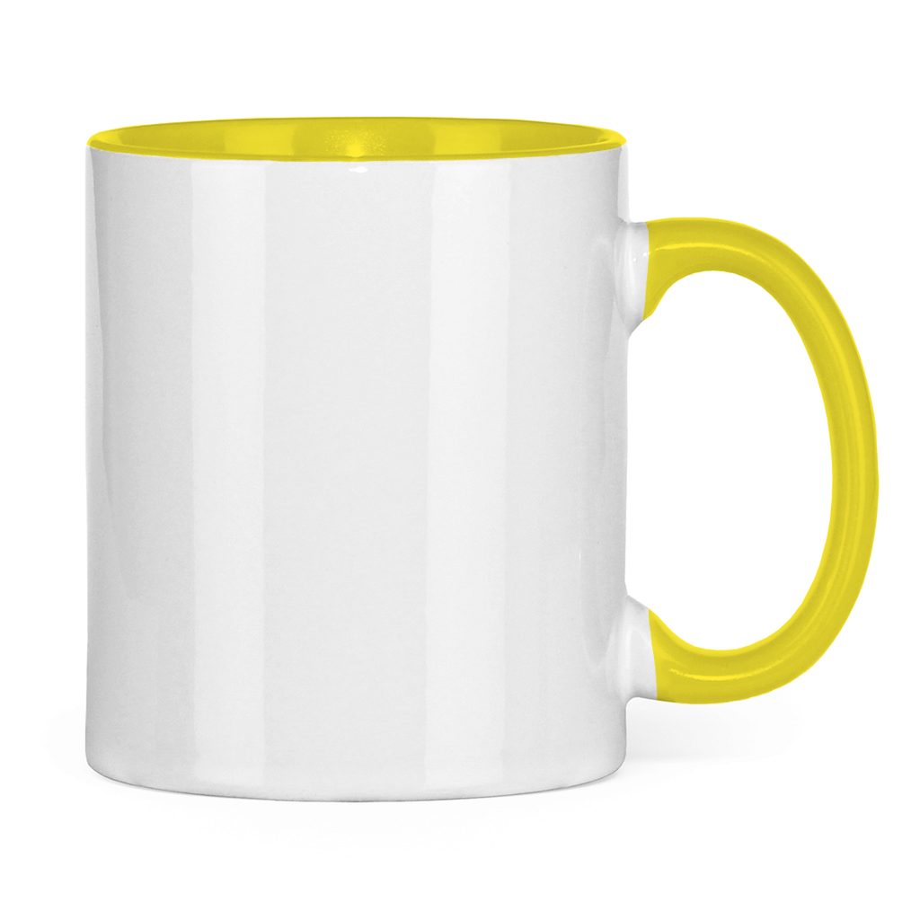 Tasse zweifarbig Logo ohne Text