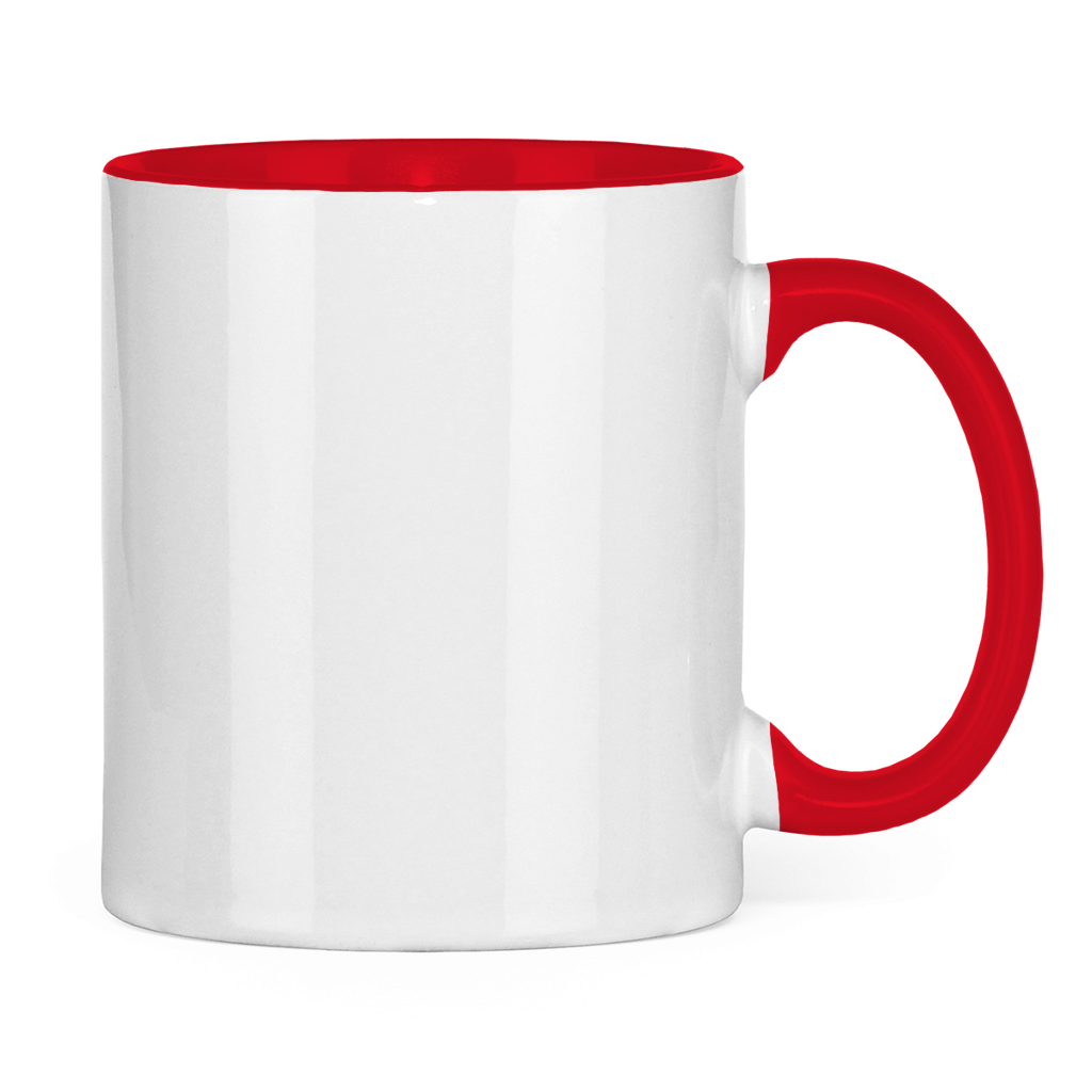 Tasse zweifarbig Logo ohne Text