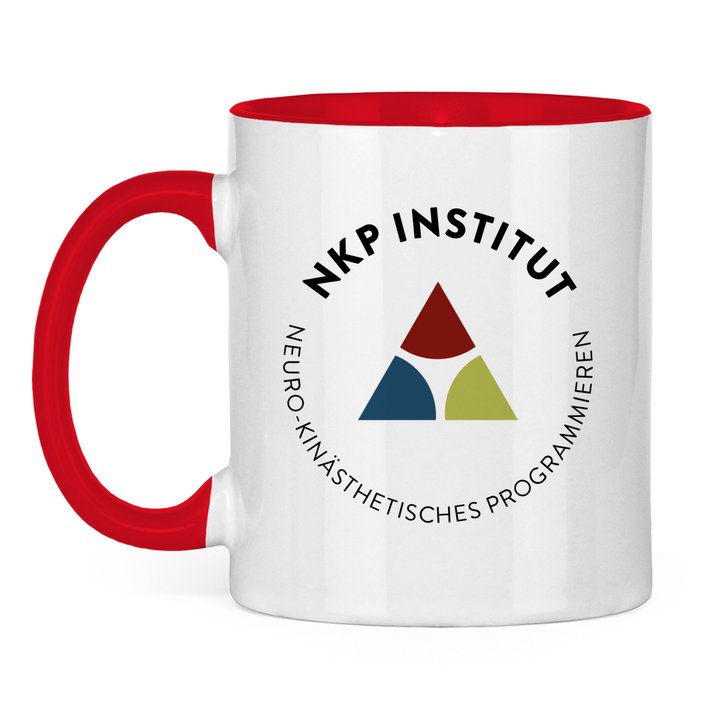 Tasse zweifarbig Logo ohne Text