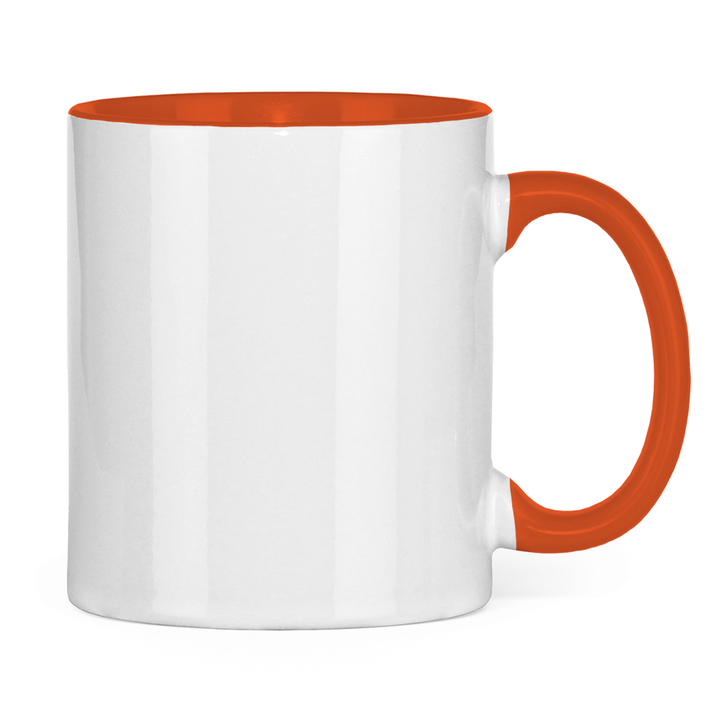Tasse zweifarbig Logo ohne Text