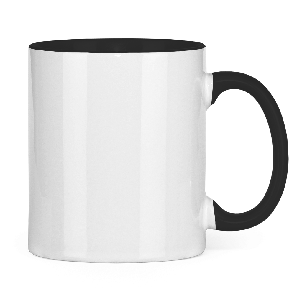 Tasse zweifarbig Logo ohne Text