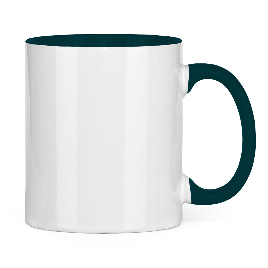 Tasse zweifarbig Logo ohne Text