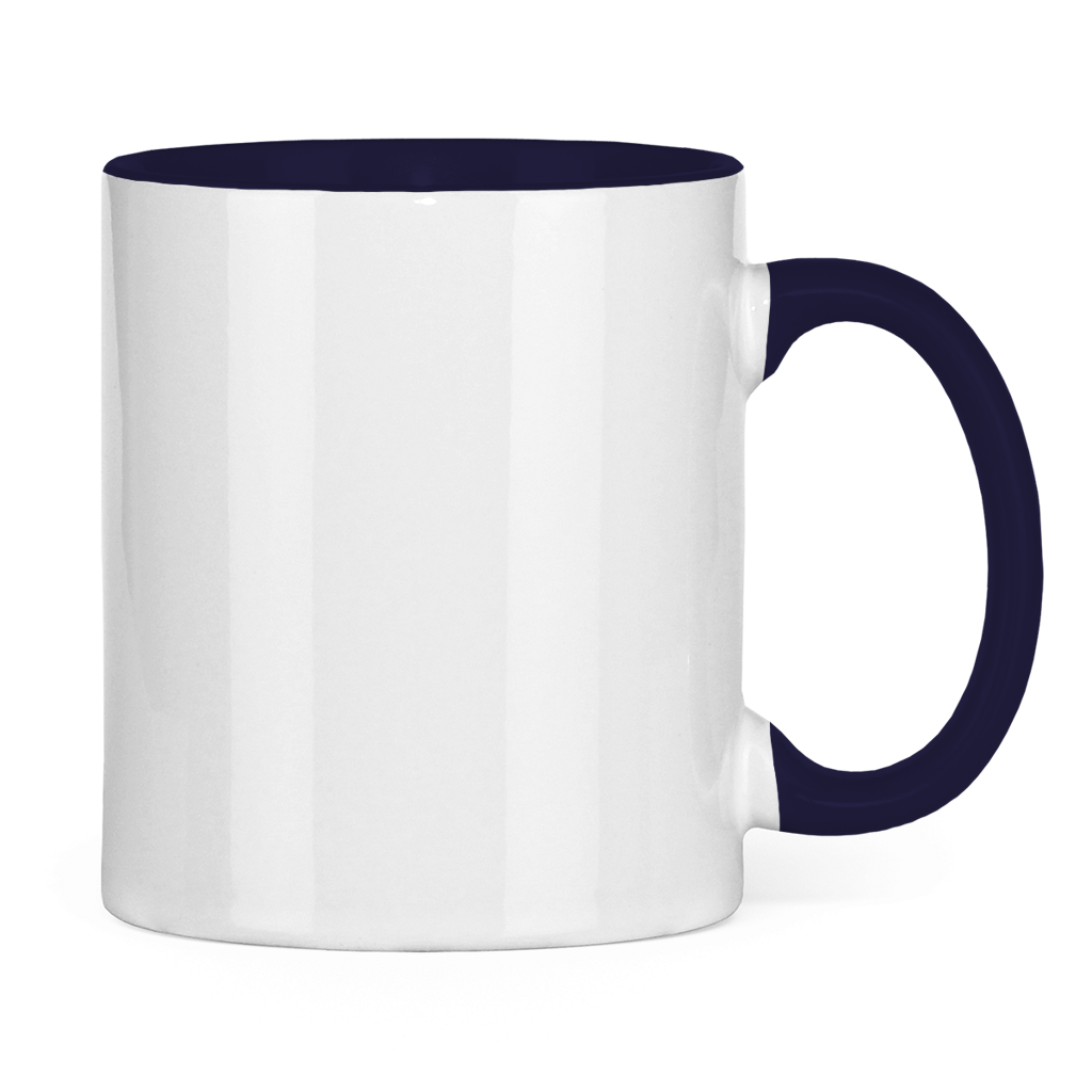 Tasse zweifarbig Logo ohne Text