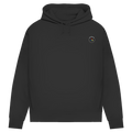 Damen Premium Bio Hoodie ∣ Reiz und Reaktion ∣ Logo in weiß
