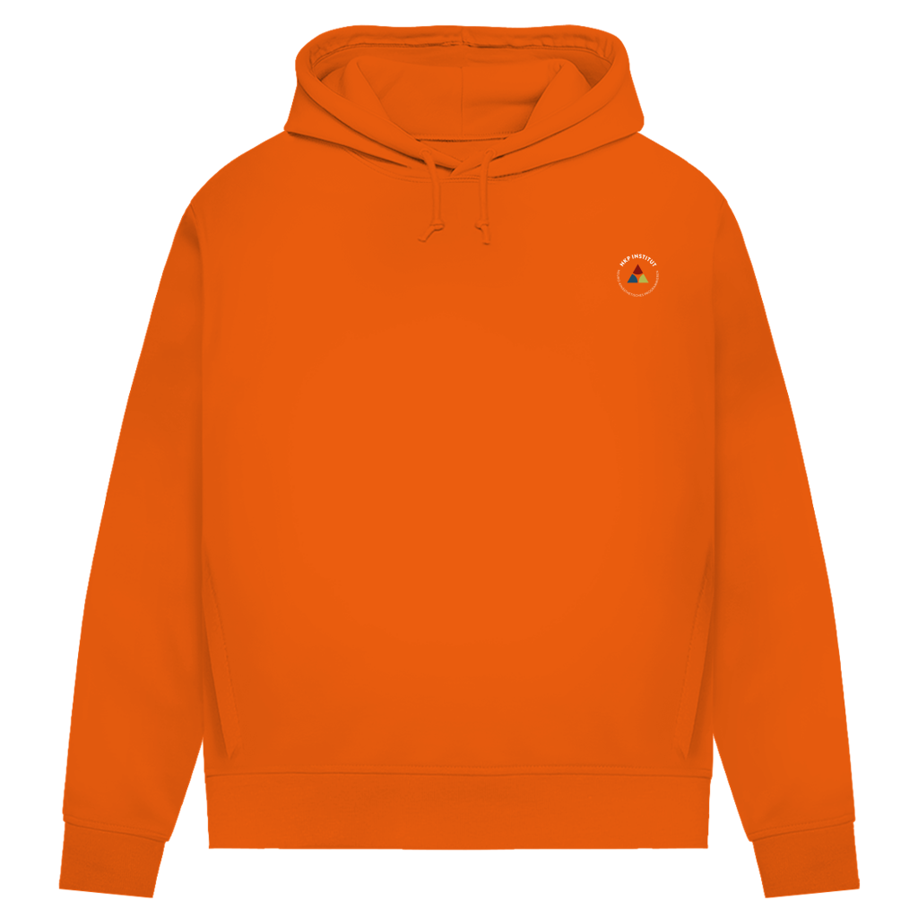 Damen Premium Bio Hoodie ∣ Reiz und Reaktion ∣ Logo in weiß