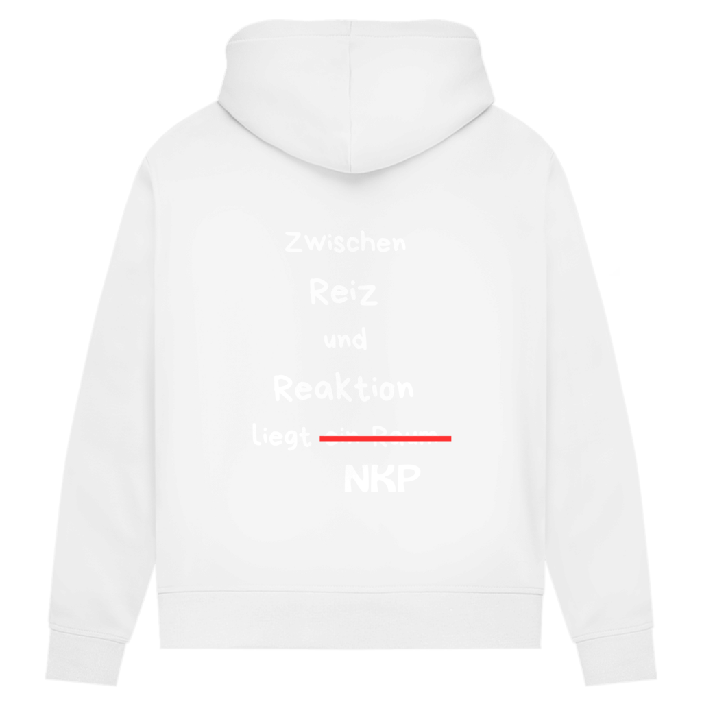 Damen Premium Bio Hoodie Reiz und Reaktion