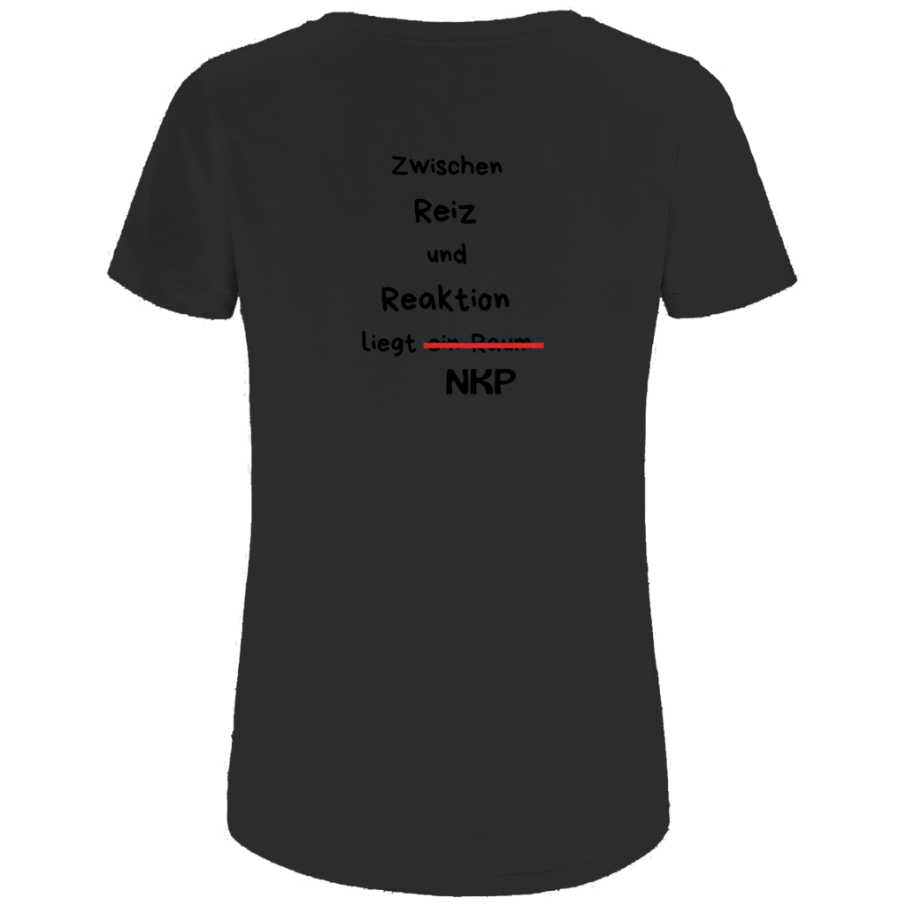 Damen Premium Bio T-Shirt Reiz und Reaktion
