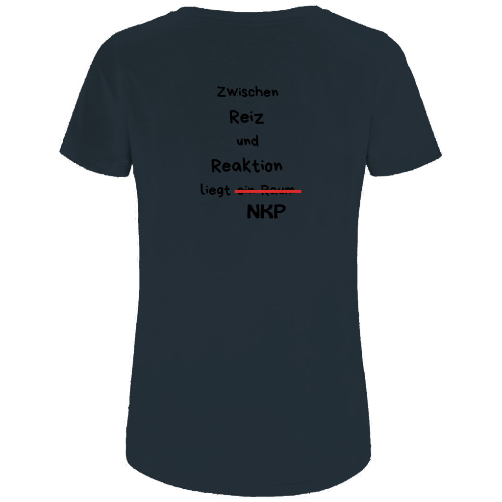 Damen Premium Bio T-Shirt Reiz und Reaktion