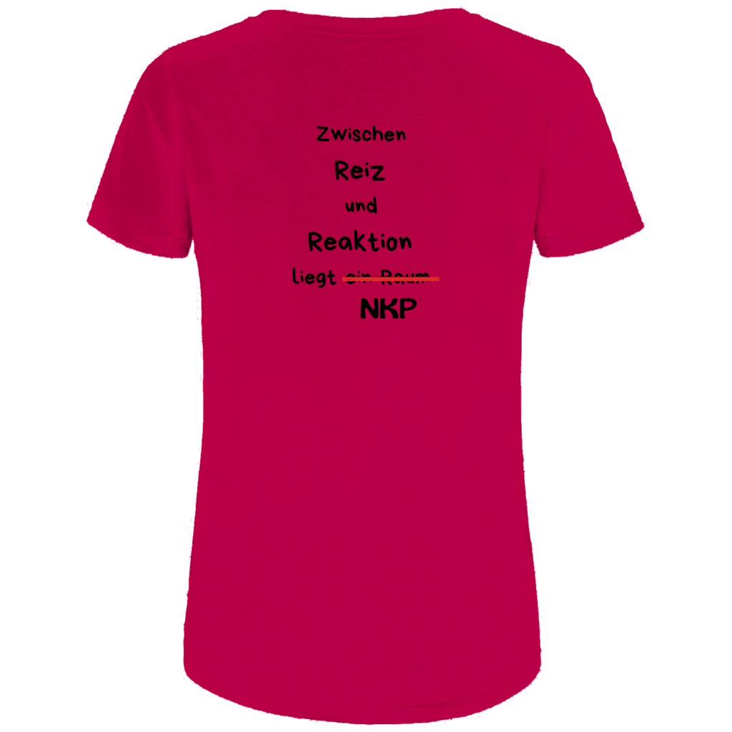Damen Premium Bio T-Shirt Reiz und Reaktion