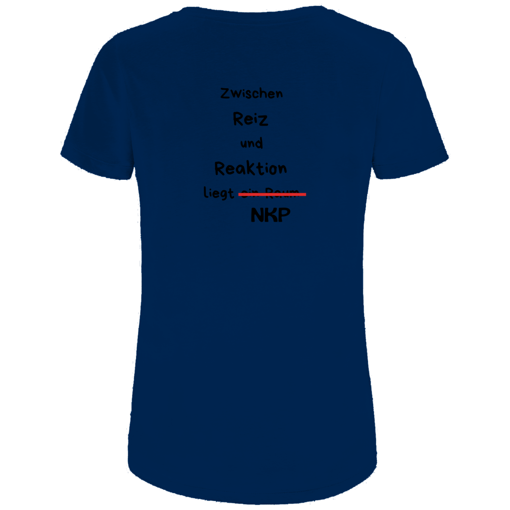 Damen Premium Bio T-Shirt Reiz und Reaktion