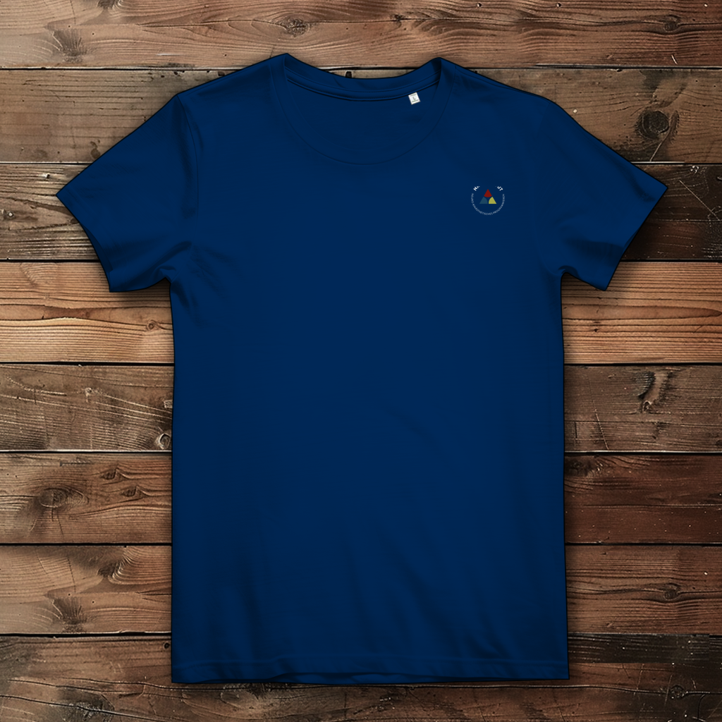 Damen Premium Bio T-Shirt ∣ Reiz und Reaktion ∣ Logo in weiß