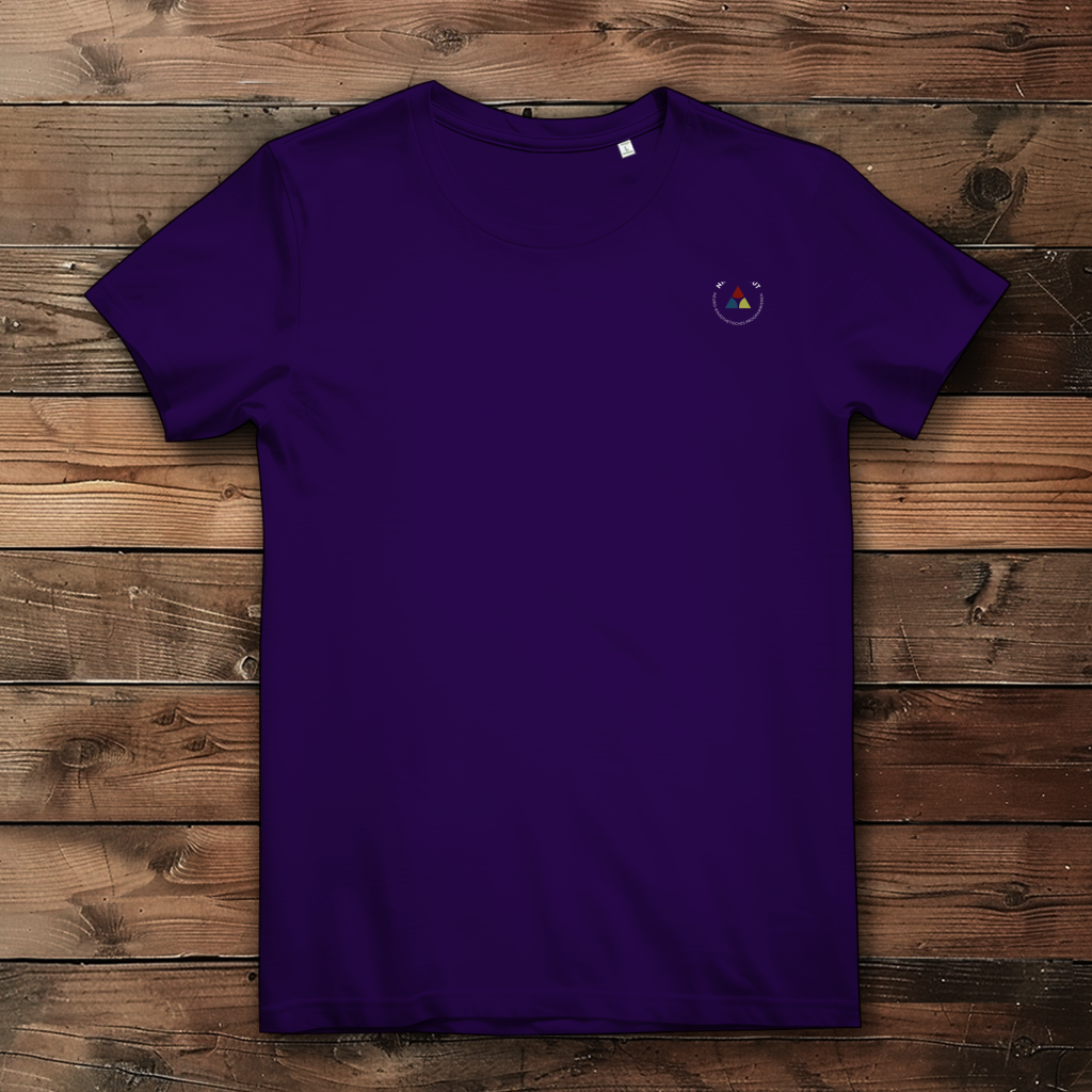 Damen Premium Bio T-Shirt ∣ Reiz und Reaktion ∣ Logo in weiß