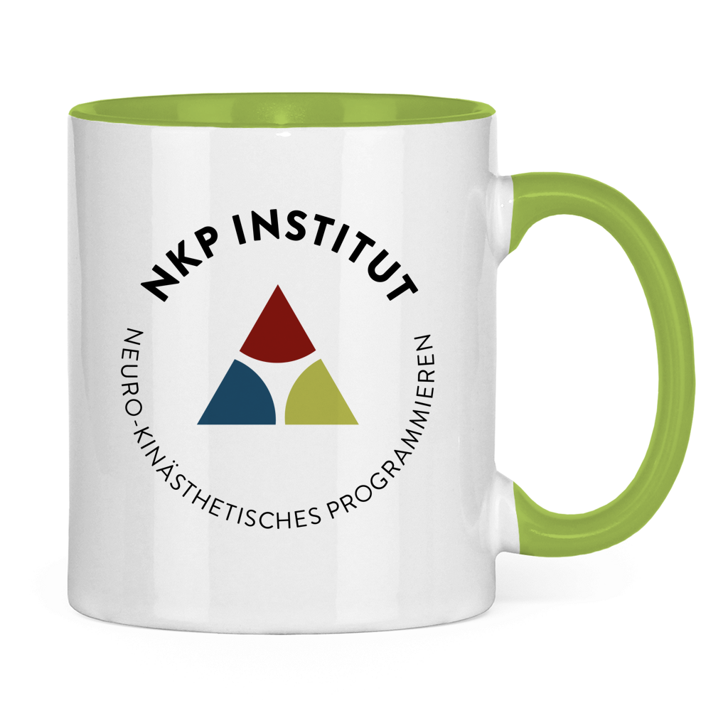 Tasse zweifarbig Mundwinkel