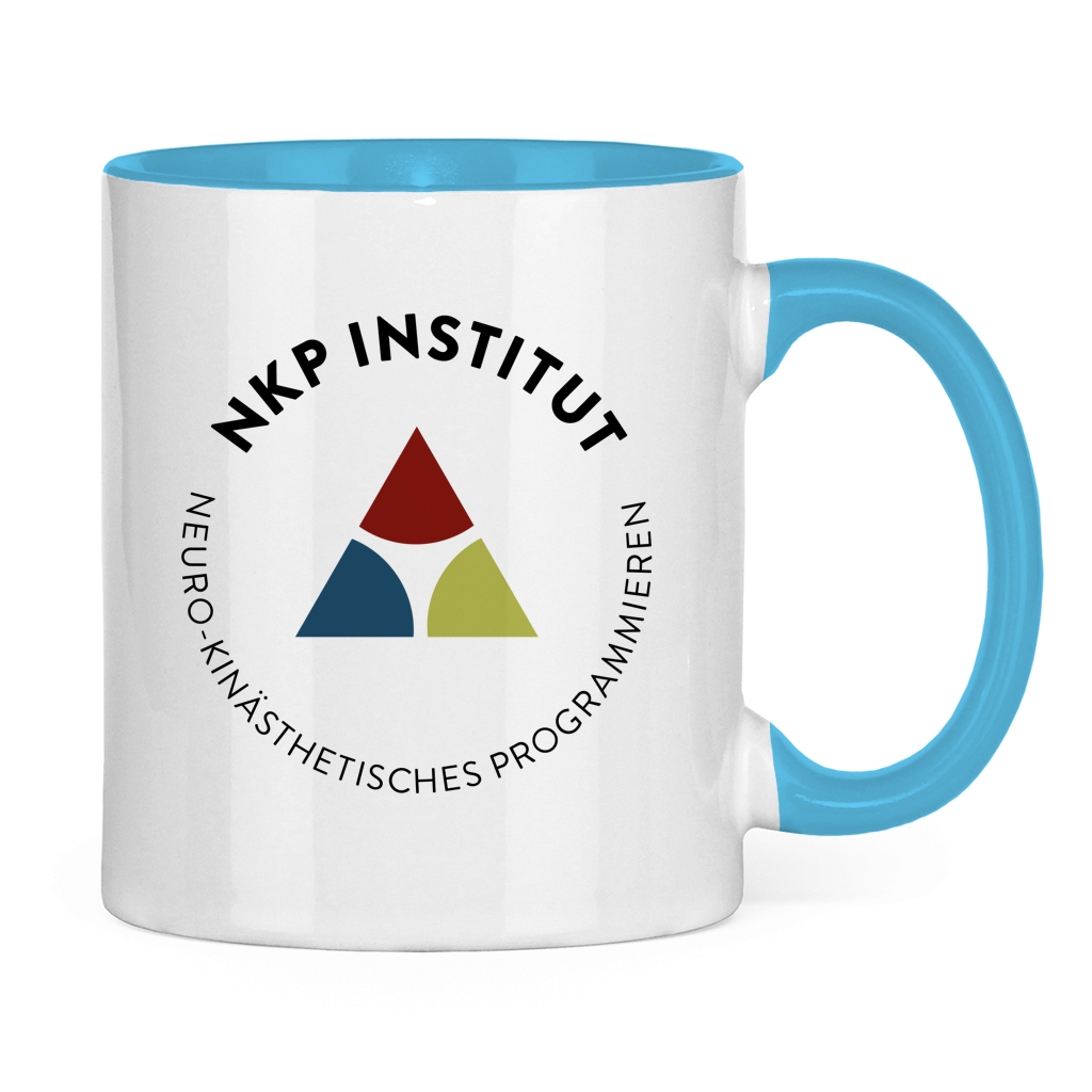 Tasse zweifarbig Mundwinkel